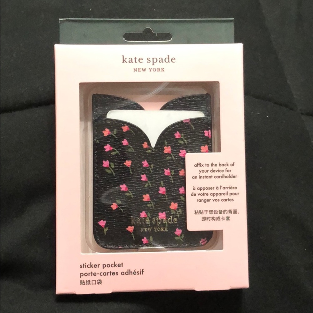 Kate Spade sticker pocket